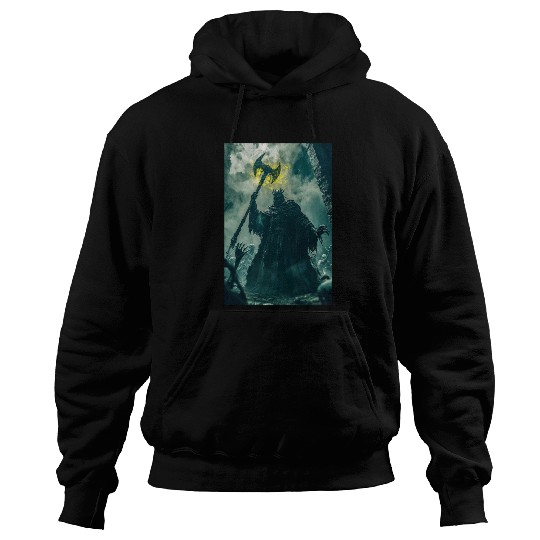 Dark Necromancer Rises Hoodies