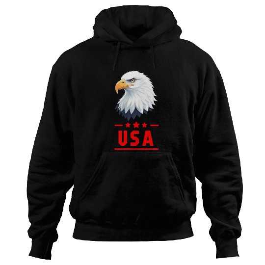 Majestic Eagle USA Emblem Hoodies