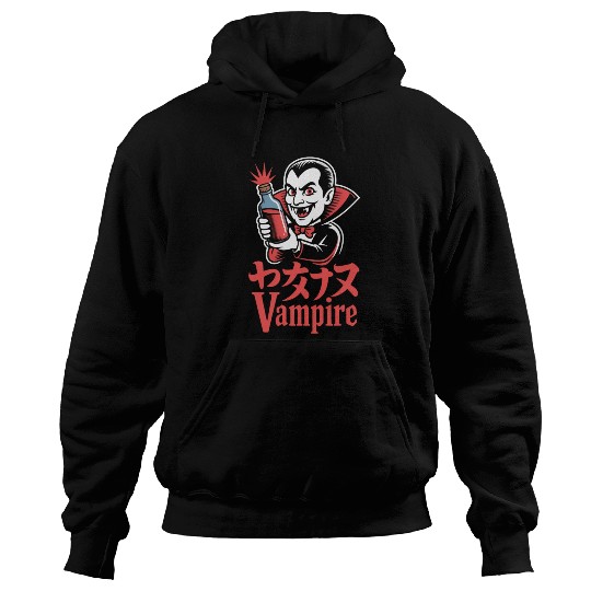 Vampire Cartoon Character with Potion Hoodies