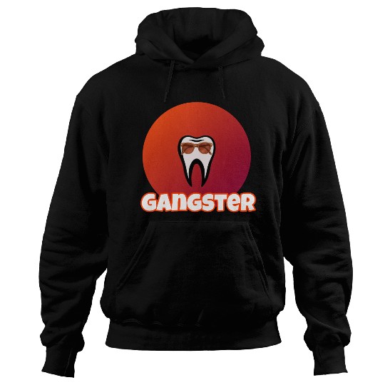 Cool Tooth with Sunglasses Gangster Design Hoodies