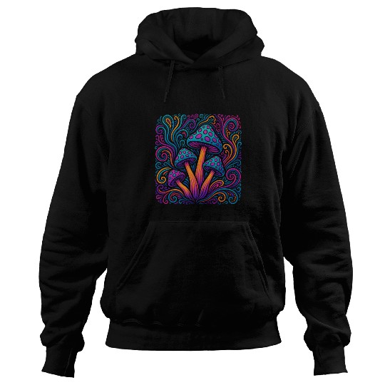 Psychedelic Mushroom Dream Hoodies