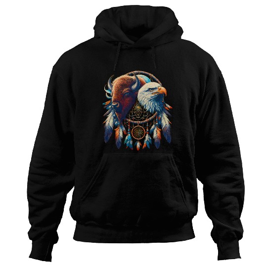 Wildlife Dreamcatcher Fusion Hoodies