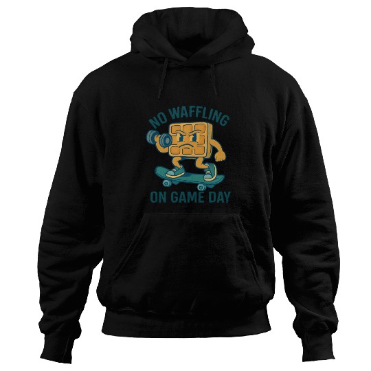Waffle Character Skateboard Design Hoodies