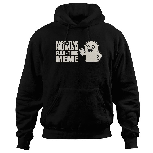 Meme Graphic with Cartoon Character Hoodies