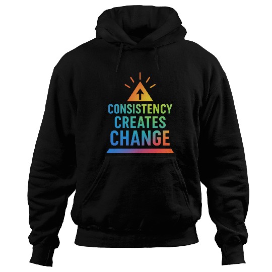 Inspirational Growth Triangle Design Hoodies