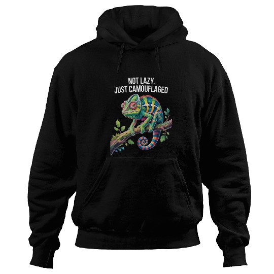 Camouflaged Chameleon Pride Hoodies