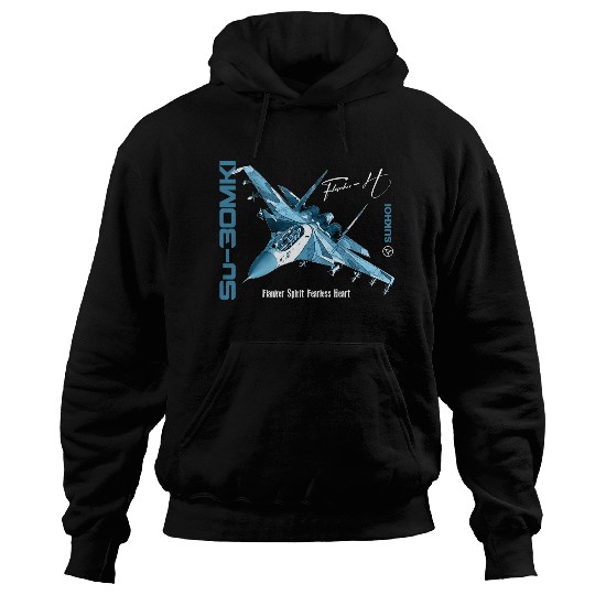 Sukhoi SU-30 MKI Russian Fighterjet Hoodies