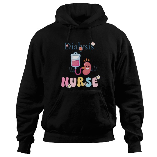Dialysis Nurse Illustration Hoodies