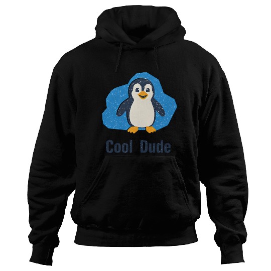 Arctic Penguin with Snow Effect Hoodies