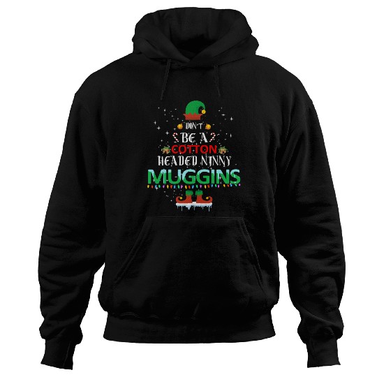 Elf Cotton Headed Muggins Christmas Gift Hoodies