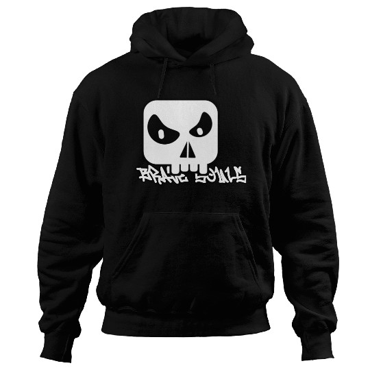 Minimalist Skull Graffiti Design Hoodies