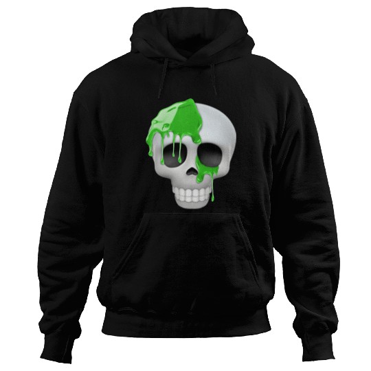 skull toxic emoticon Hoodies