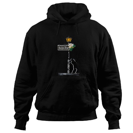 Bourbon Street Saxophonist 2 Hoodies