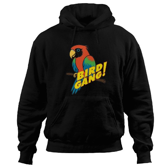 Bird Gang Parrot Cartoon Sticker | Tropical Funny  Hoodies