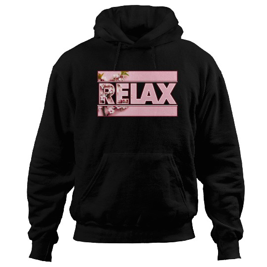 Cherry Blossom Relax Logo Hoodies
