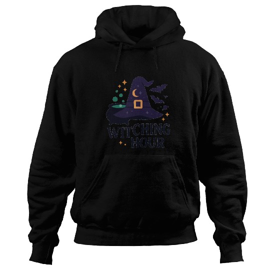 Witching Hour Night Scene Design Hoodies