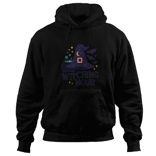 Witching Hour Night Scene Design Hoodies