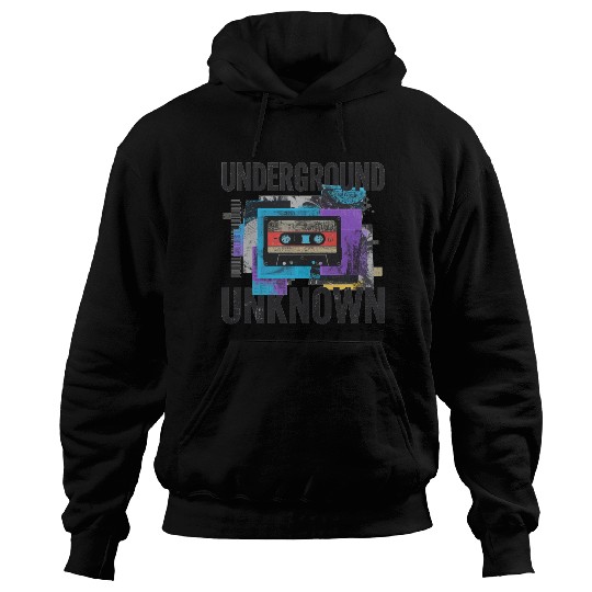 Underground Cassette Tape Urban Art Hoodies