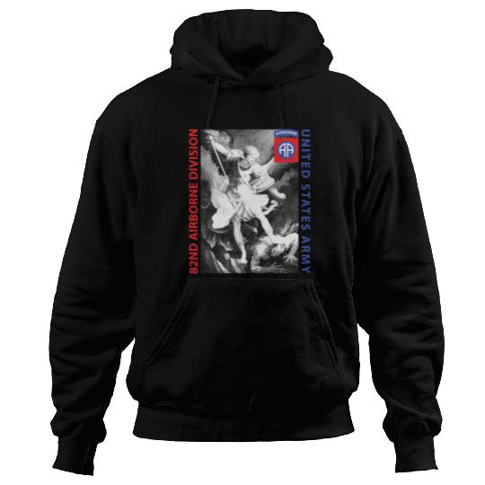 82nd Airborne - Saint Michael Hoodies
