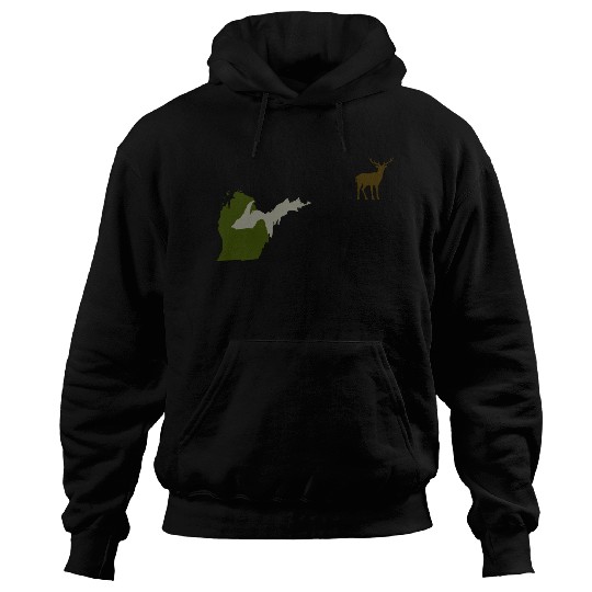 Funny Michigan Yooper Hunting Parody Deer Hoodies