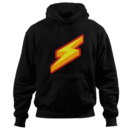 Lightning Bolt Design Hoodies