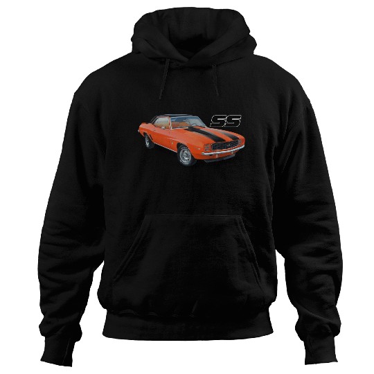 1969 Orange Camaro Hoodies