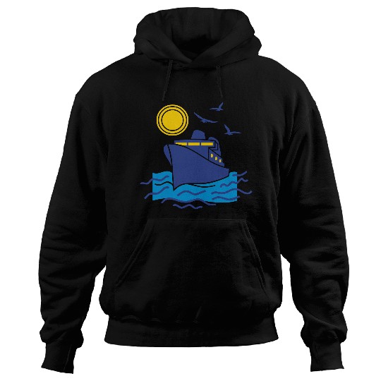 sailing cruise ship Hoodies