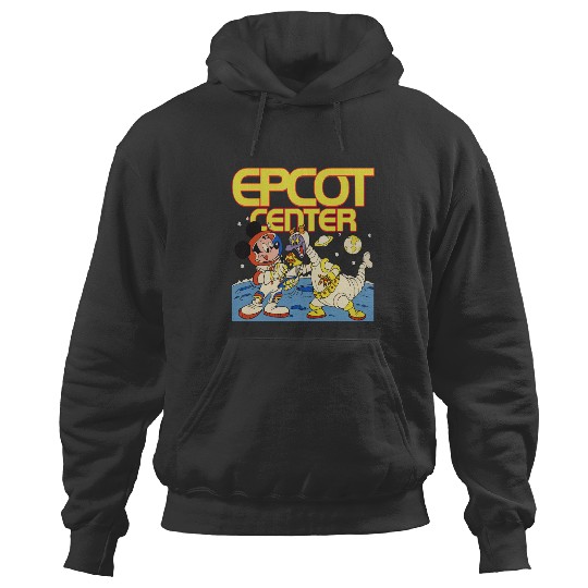 Disney Epcot Mickey Mouse & Figment Astronaut 1982 Retro Hoodies
