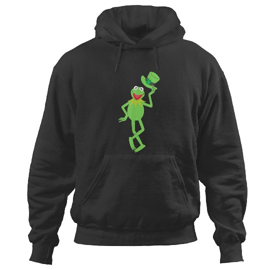 Disneyss Muppets K the frog With Top Hat St Patricks Day Hoodies