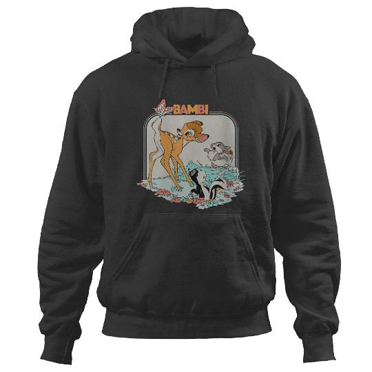 Disneyss Bambi Movie Retro Hoodies