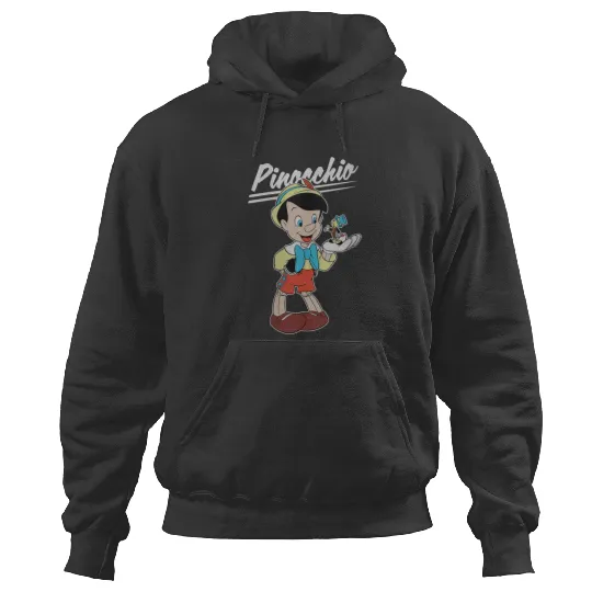 Disneyss Pinocchio And Jiminy Cricket Hoodies