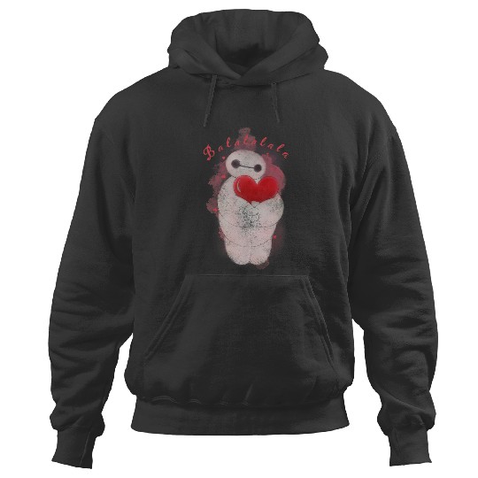 Disney Big Hero 6 Baymax Heart Portrait Graphic Hoodies