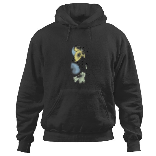 Disney Peter Pan Tinkerbell Airbrush Style Sketch Hoodies