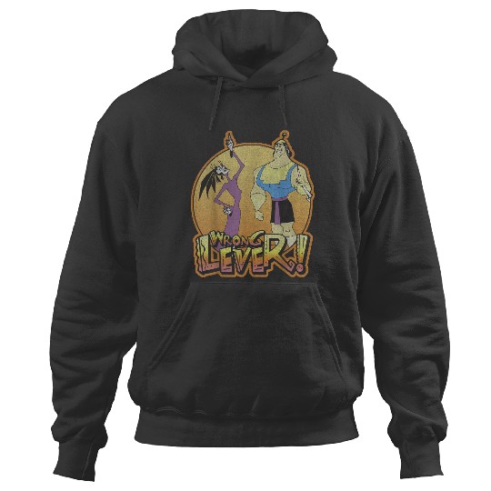 Disneyss Emperors New Groove Krock And Esma Wrong Lever Hoodies