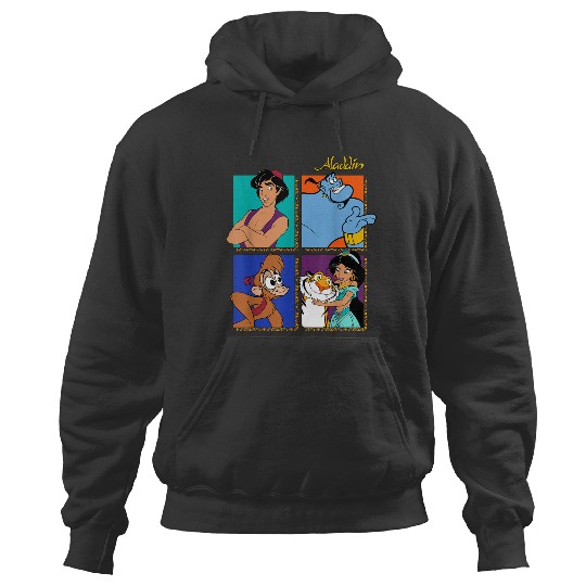 Disneyss Aladdin Group Shot Box Up Hoodies