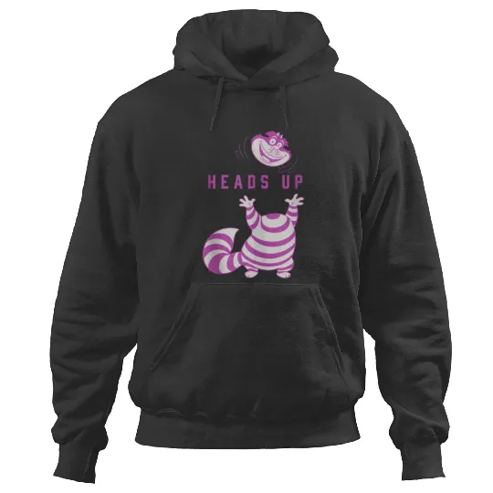 Disneyss Alice In Wonderland Cheshire Cat Heads Up Hoodies