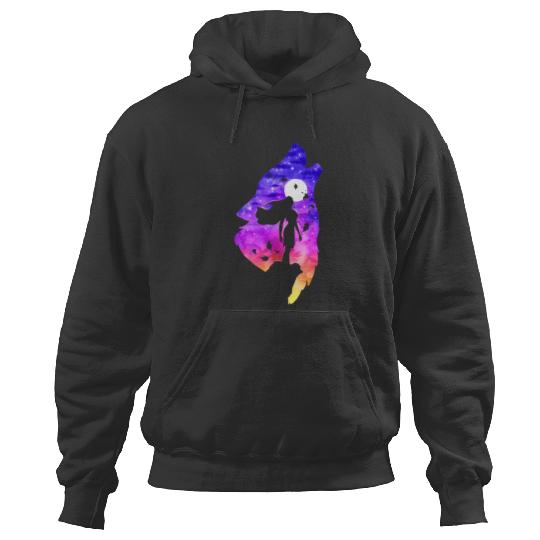 Disneyss Princesses Pocahontas Colors In The Silhouette Hoodies