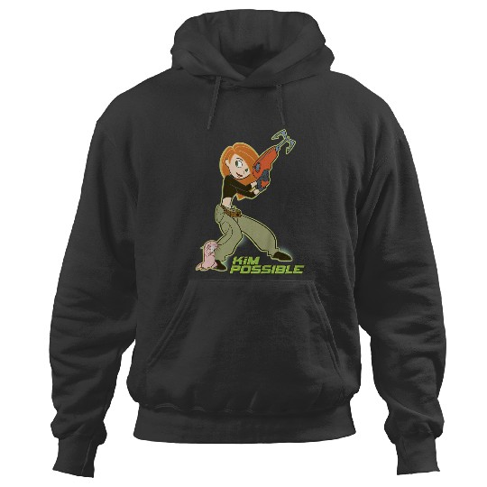 Disneyss Kim Possible Kim Grappling Hook Poster Hoodies