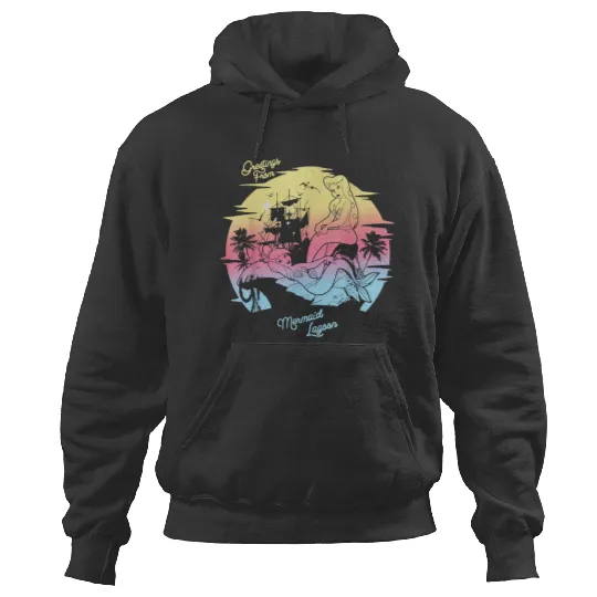 Disneyss Peter Pan Mermaid Lagoon Gradient Hoodies