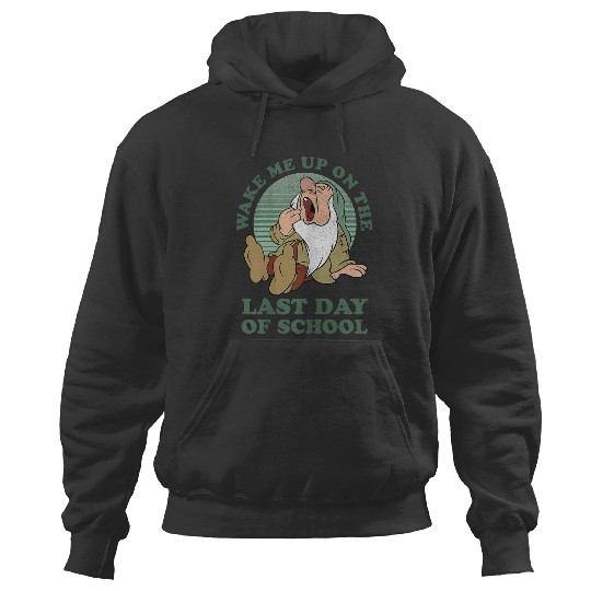 Disneyss Snow White The Seven Dwarfs Sleepy Last School Day Hoodies