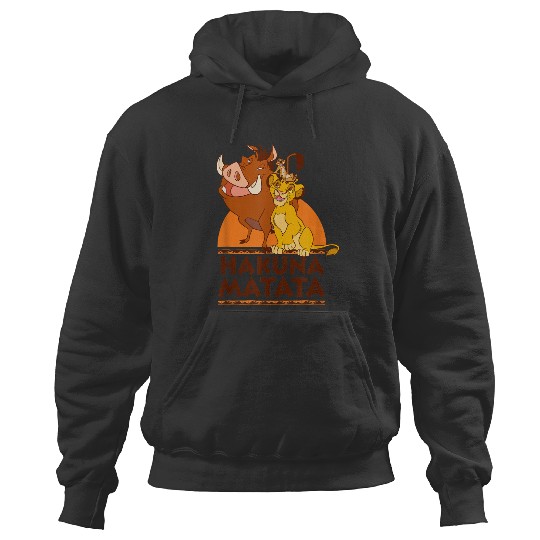 Disney The Lion King Hakuna Matata Simba Timon Pumbaa Shot Hoodies