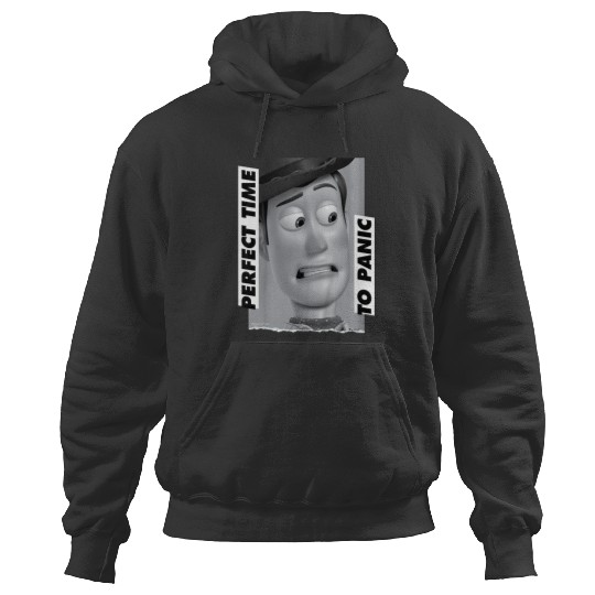 Disneyss And Pixars Toy Story Woody Perfect Time To Panic Hoodies