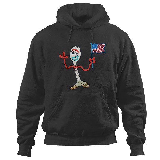 Disneyss And Pixars Toy Story Forky Flag Fourth Of July Hoodies