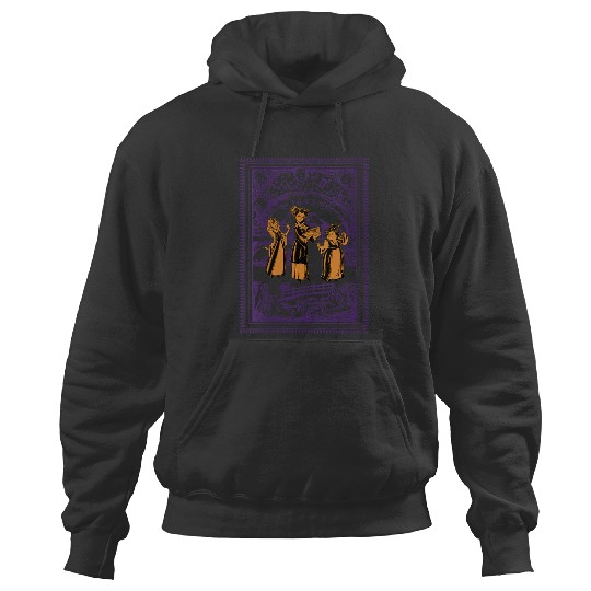 Disneyss Hocus Pocus Halloween Three Witches Tarot Card Hoodies