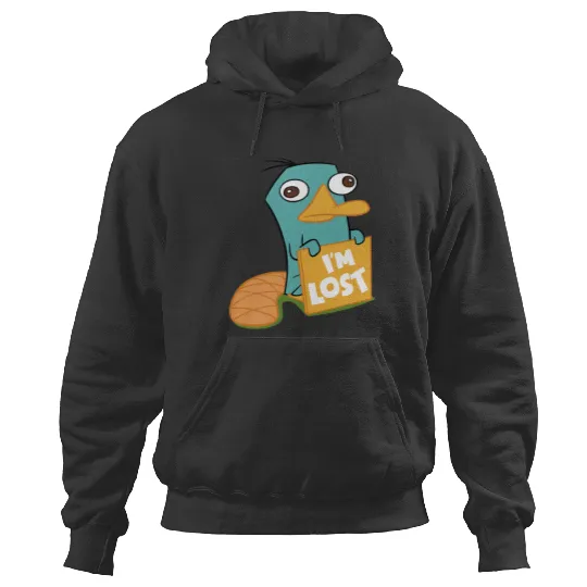 Disney Phineas And Ferb I'm Lost Perry The Platypus Shot Hoodies
