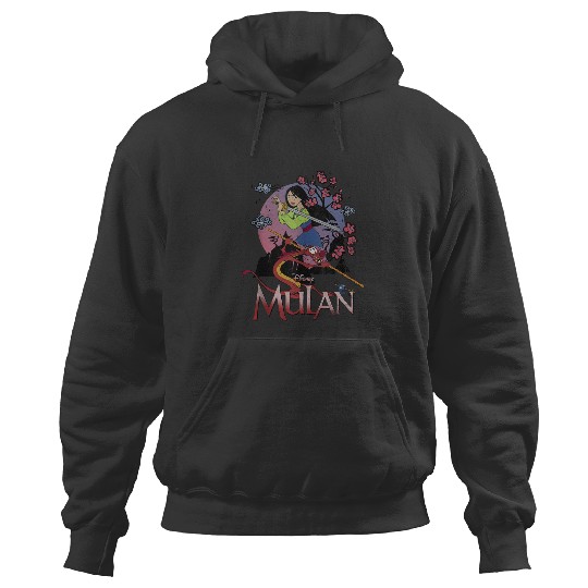 Disney Mulan And Mushu Collage Portrait Logo Hoodies