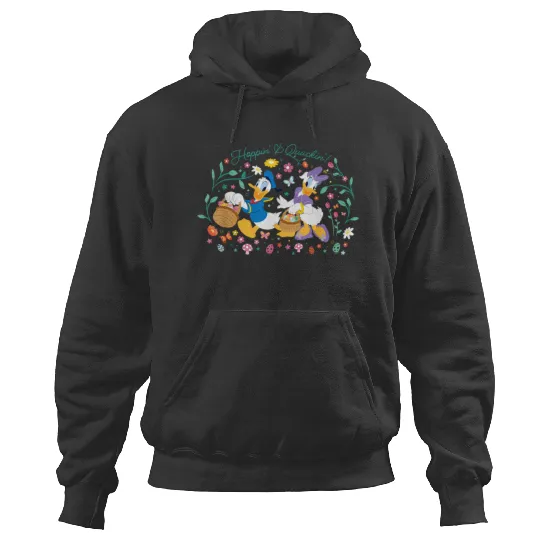 Disneyssss Donald Duck And Daisy Duck Easter Hoppin Quackin Hoodies