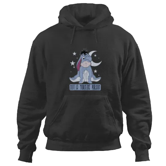 Disney Winnie The Pooh Eeyore Not A Morning Person Short Sleeve Hoodies