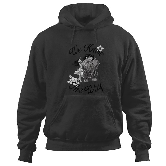 Disneyss Moana Maui We Know The Way Portrait Hoodies