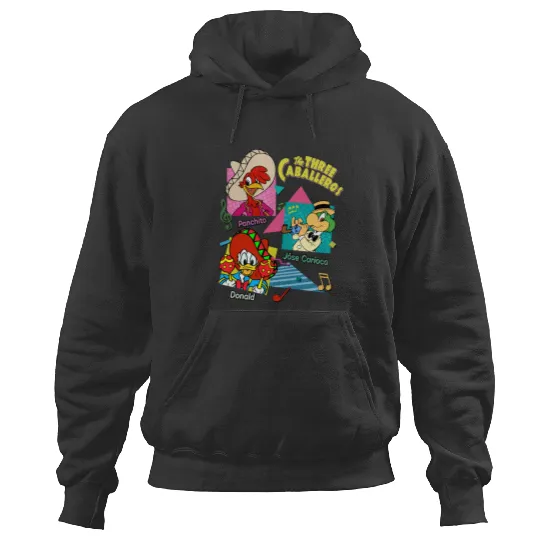 Disney The Three Caballeros Mexico Hoodies, Three Caballeros Hoodies